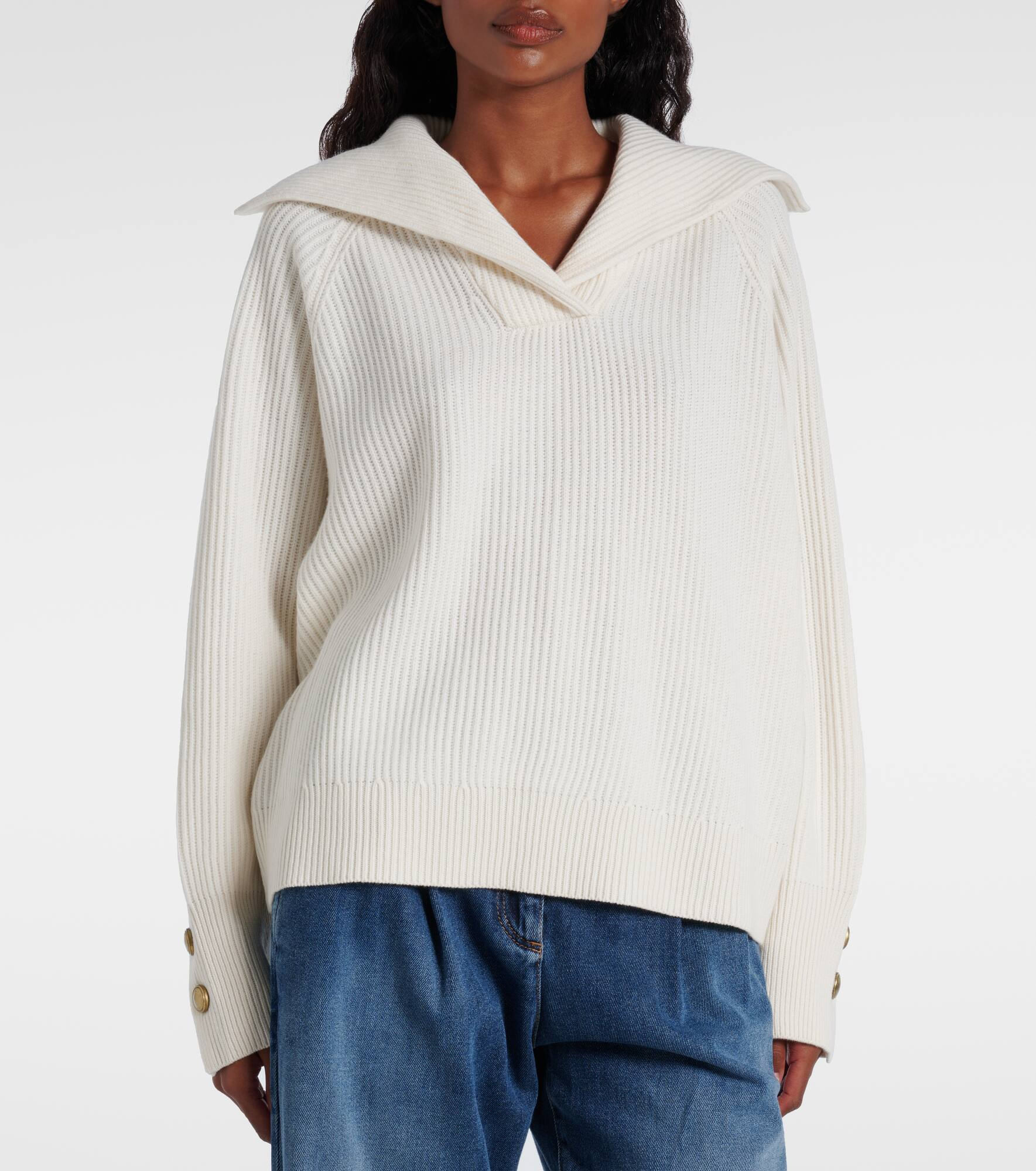 Wool, cashmere and silk sweater - 6