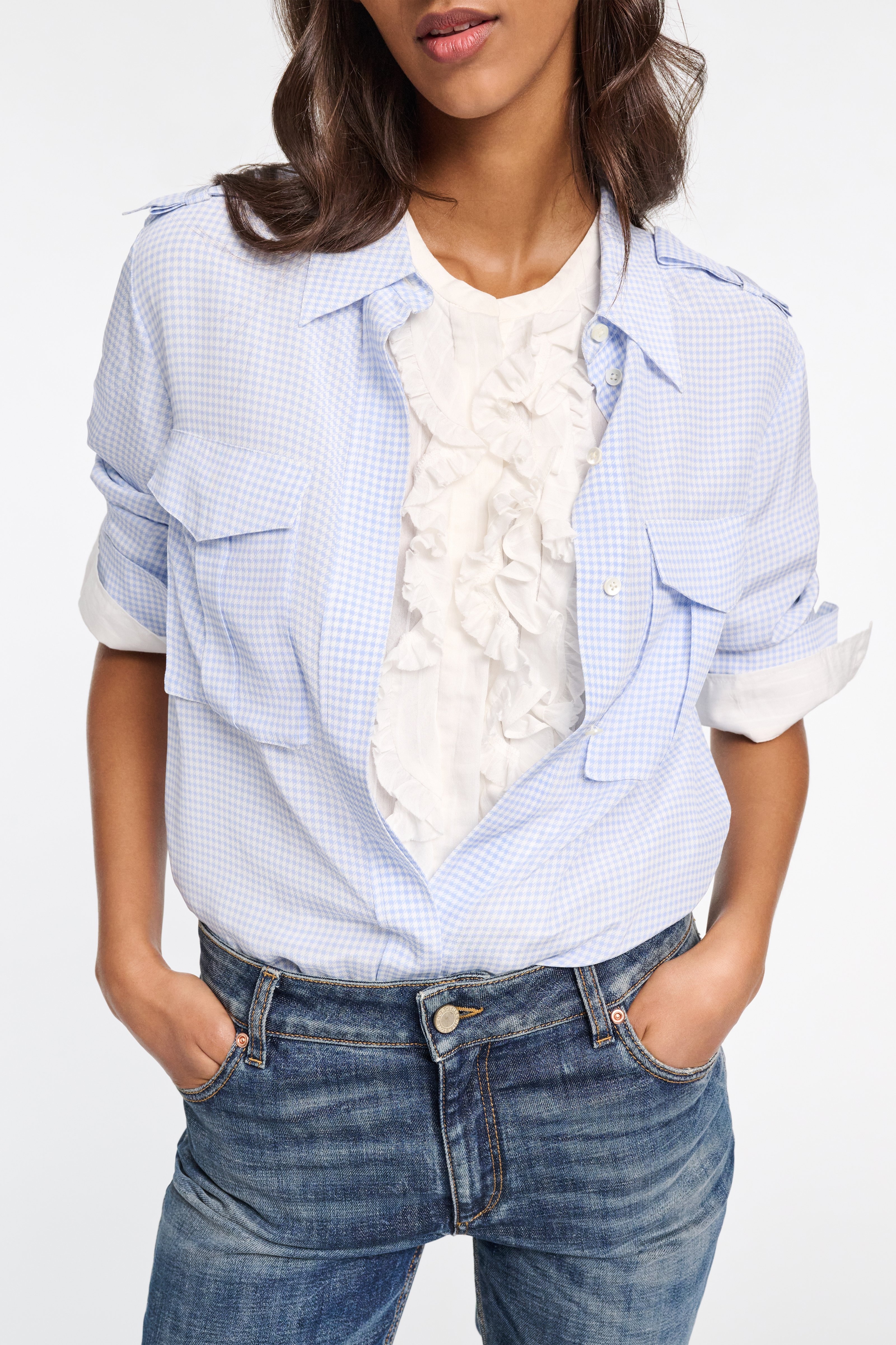 VICHY LOVE blouse - 4