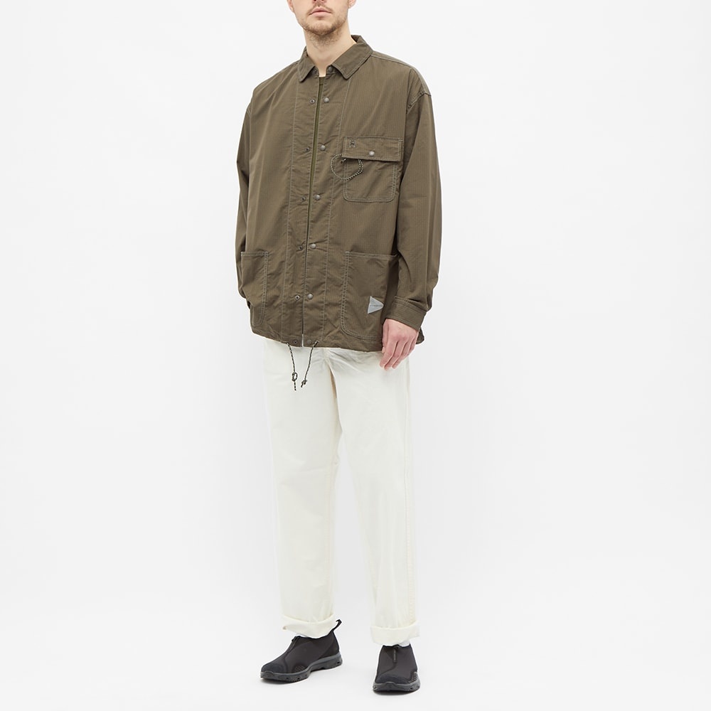 And Wander Drip Rip Shirt Jacket - 7