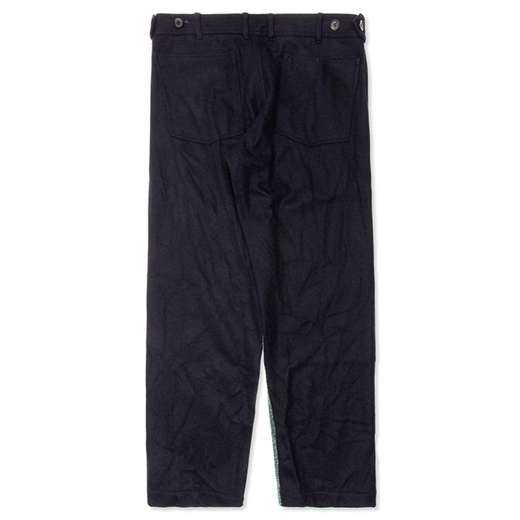 COMME DES GARCONS SHIRT WOVEN PANTS - BLACK/GREEN - 2