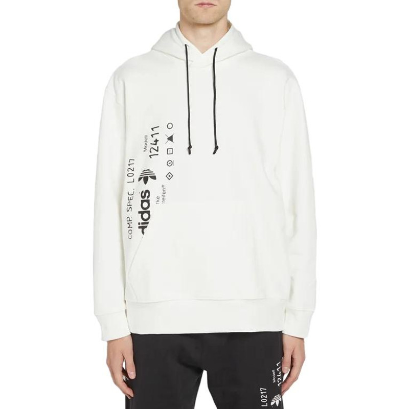 adidas adidas Originals x Alexander Wang Graphic Hoodie 'Core White' CV5052 outlook