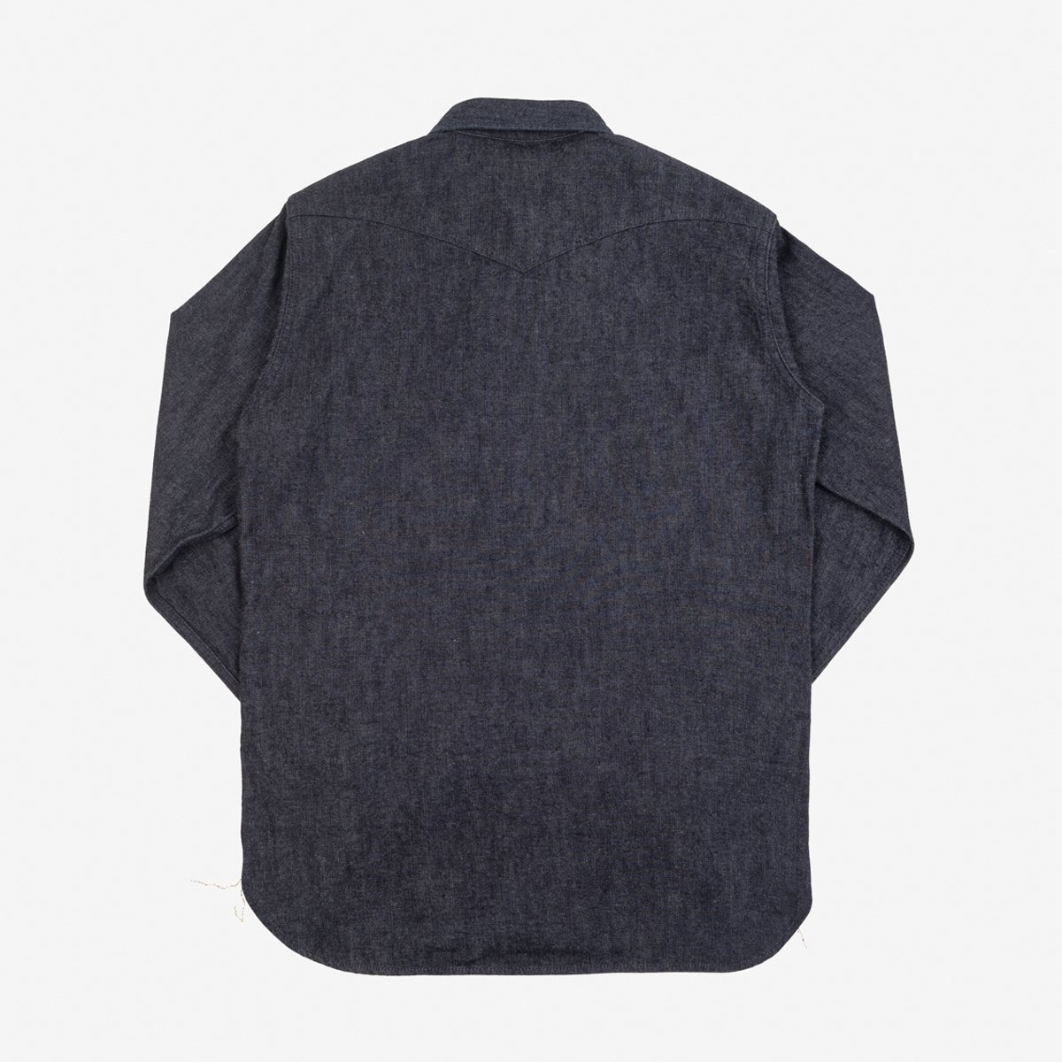 IHSH-350-IND 10oz Selvedge Denim Western Shirt - Indigo - 5
