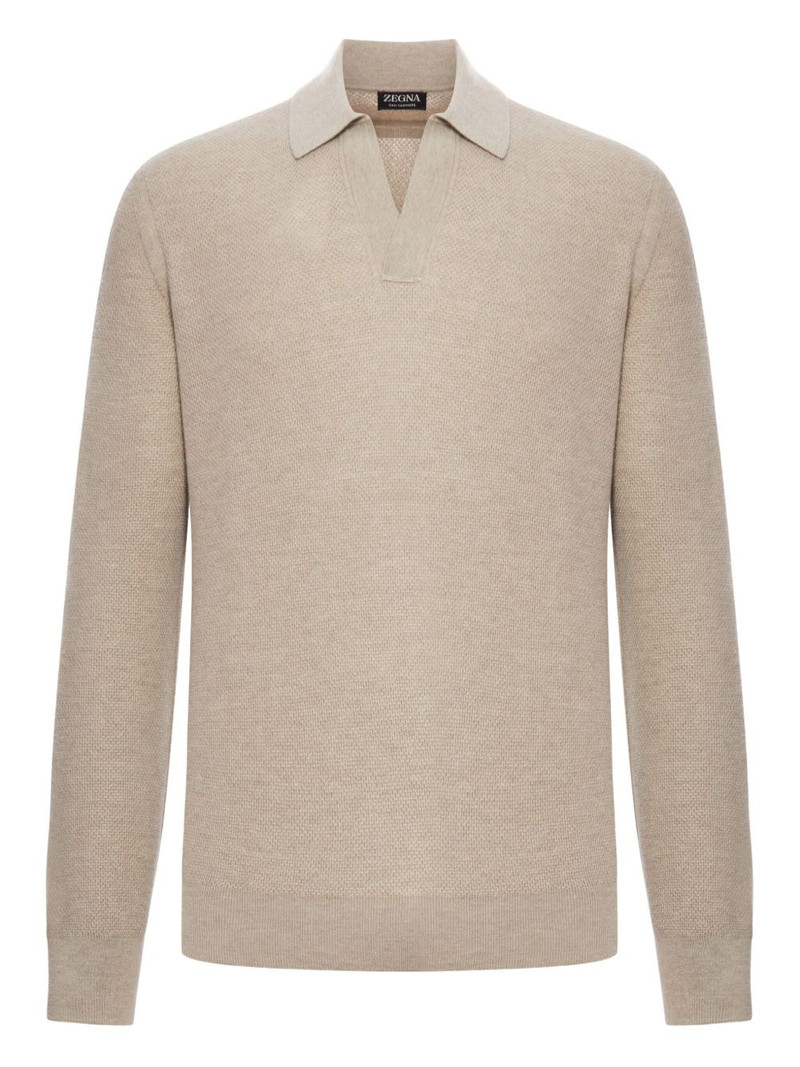 cashmere polo sweater 1