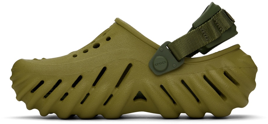 Khaki Echo Clogs - 3
