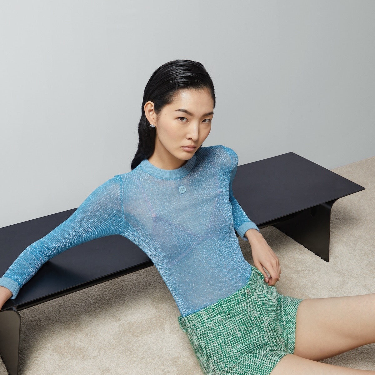 Gucci GG Extra Fine Lame Knit Top - 3