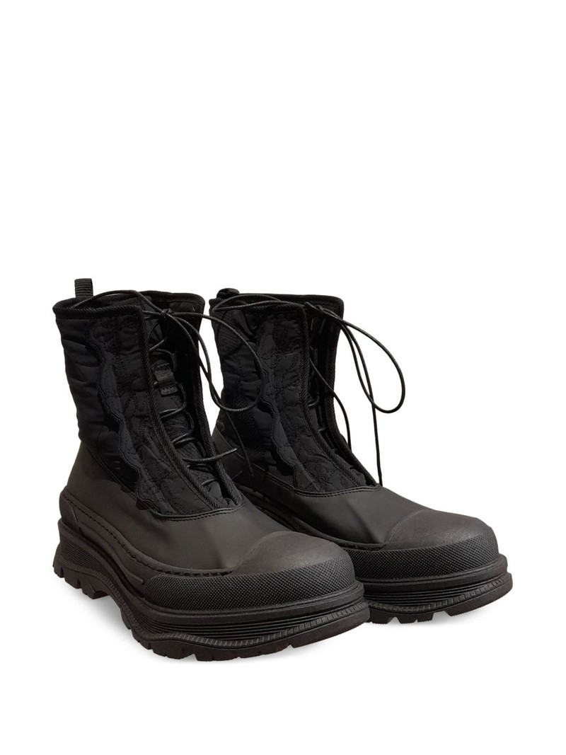 CECILIE BAHNSEN Sasha quilted combat boots outlook