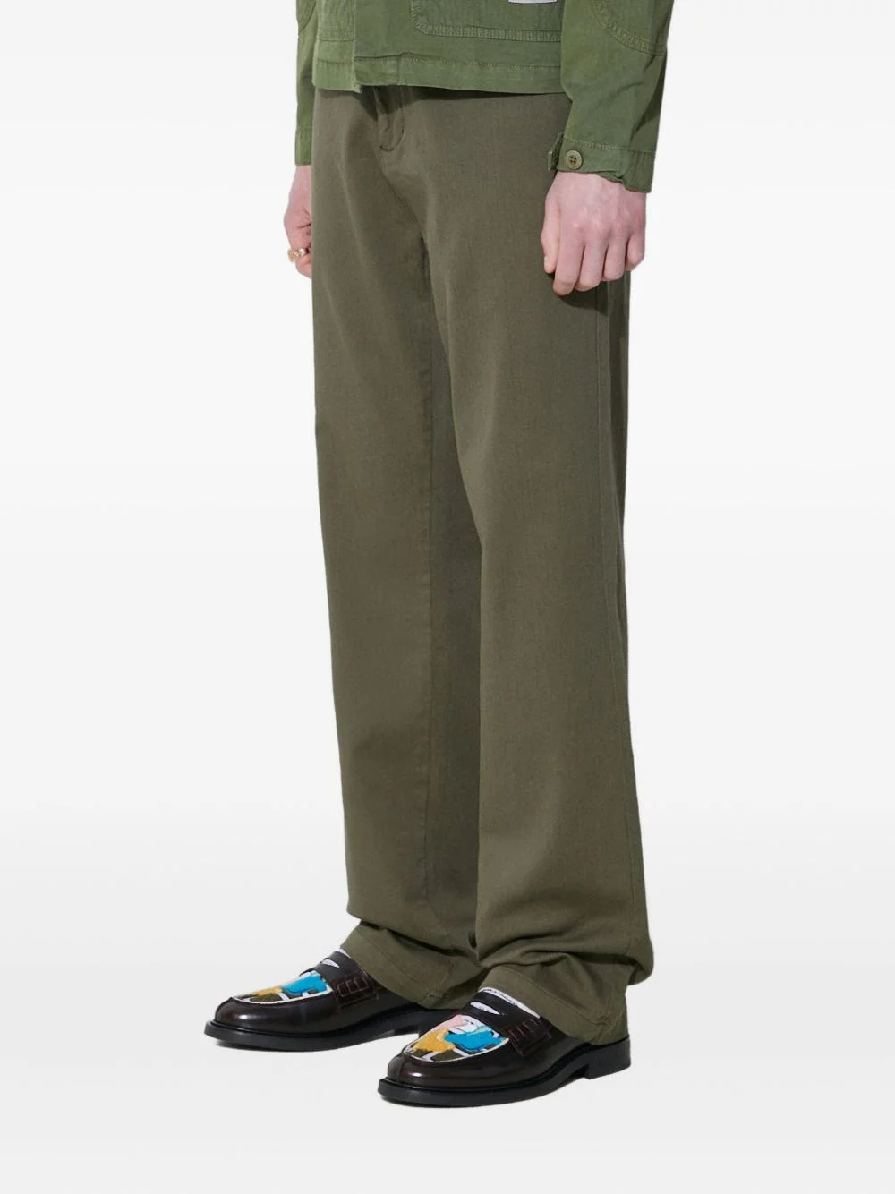 Alpha buttoned chino trousers - 1
