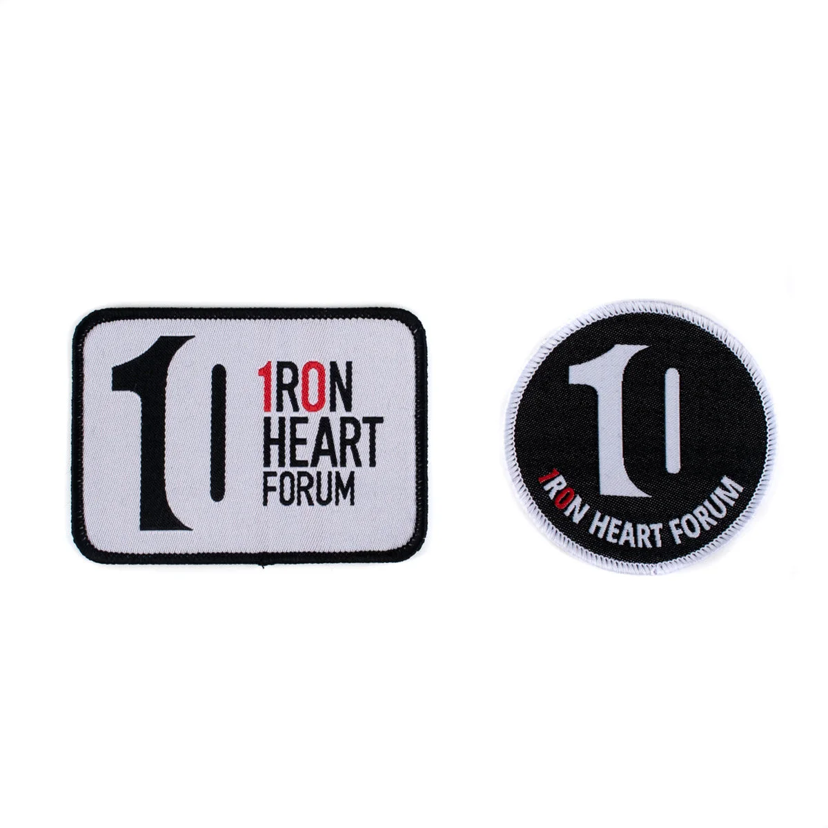 IHF-PATCH IRON HEART 10 YEAR FORUM ANNIVERSARY PATCH - 1