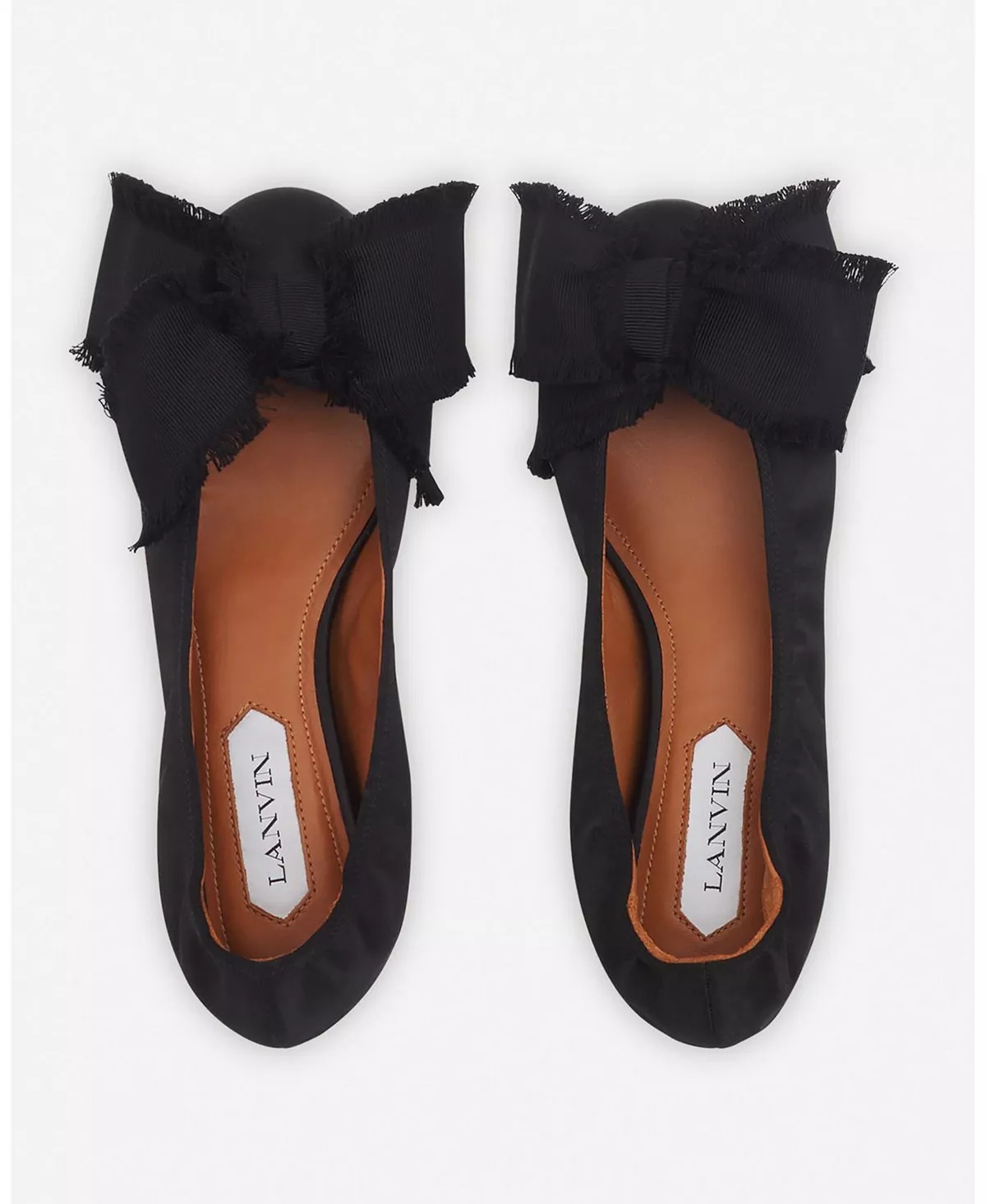 Women's Ballerina Flat with A Satin Bow - 4