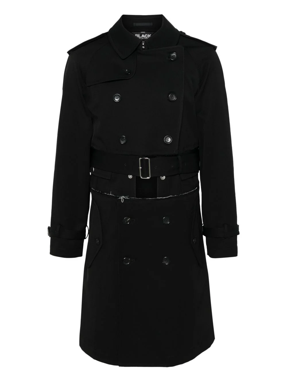 twill trench coat - 1