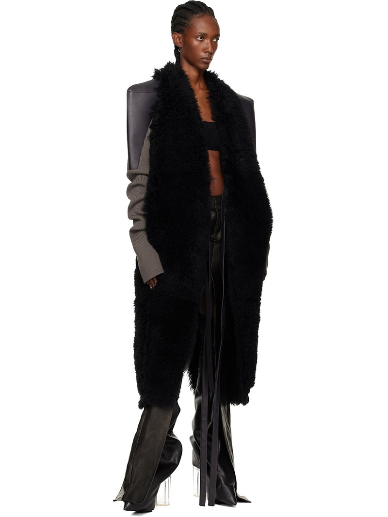 Black Concordians SL Cyclops Reversible Shearling Coat 5