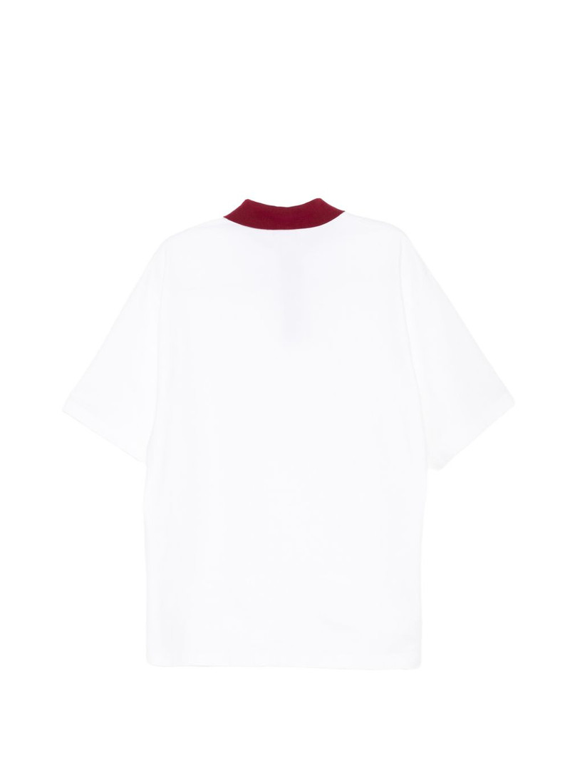 Kolor contrast-collar polo shirt outlook