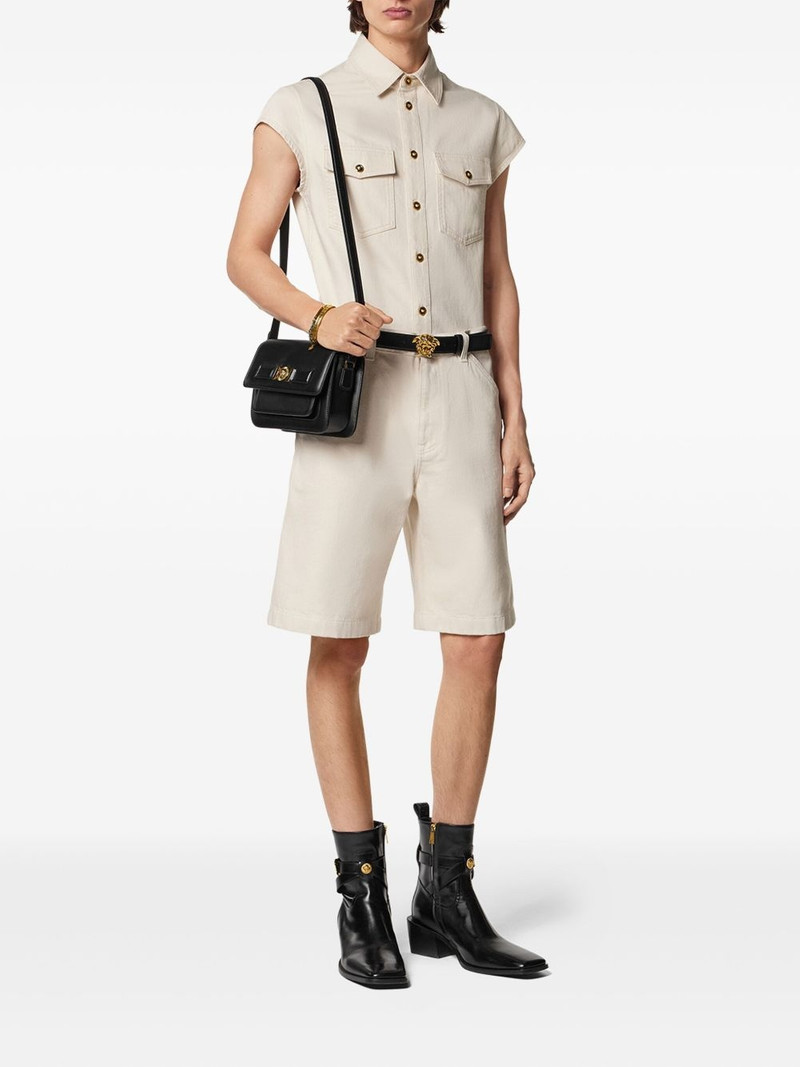 VERSACE Medusa Biggie denim cargo shorts outlook