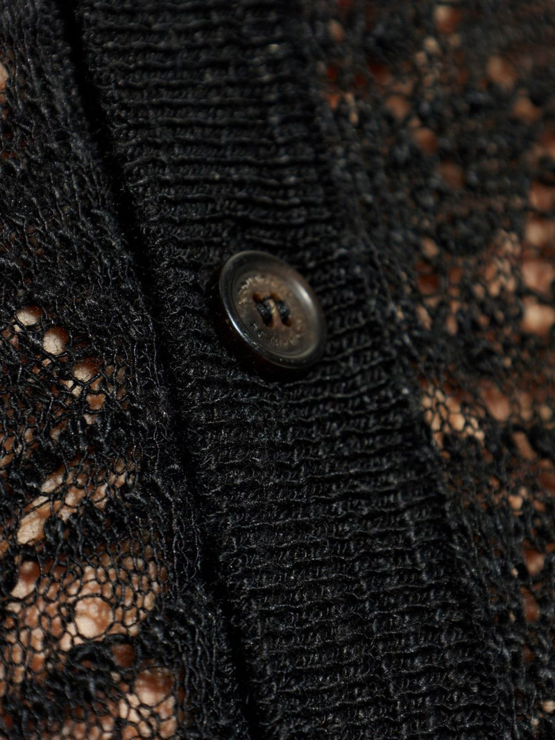 button-up open-knit shirt 5
