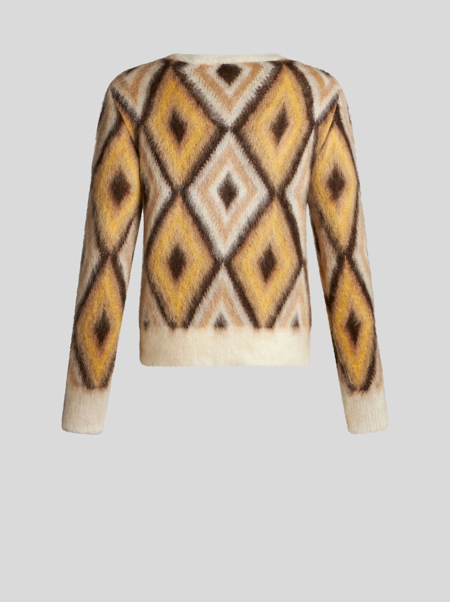 ROUND NECK JACQUARD JUMPER - 6