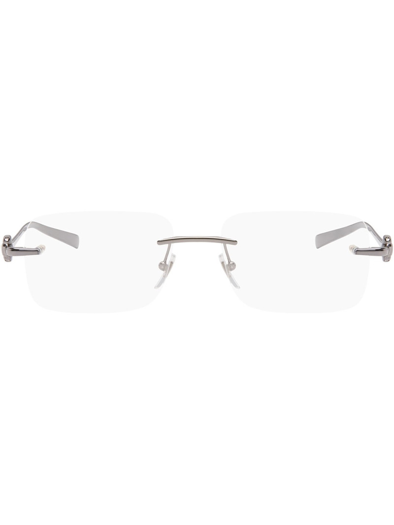 Gunmetal Horsebit Top Bar Glasses 1