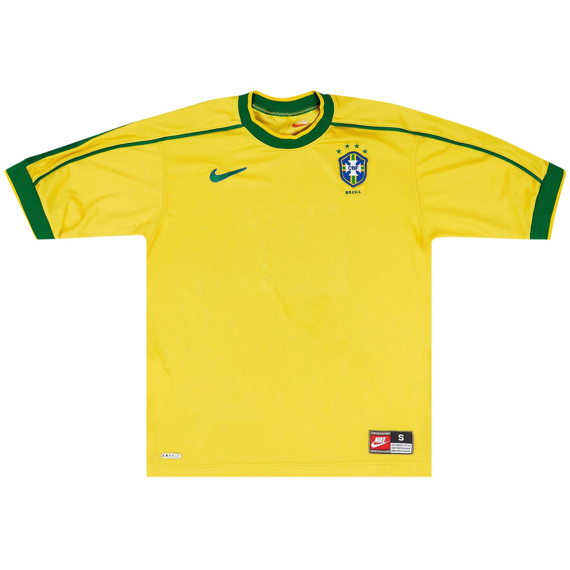 Nike Brazil 1998 Reissue Jersey 'Varsity Maize/Pine Green/Lucky Green' - 1