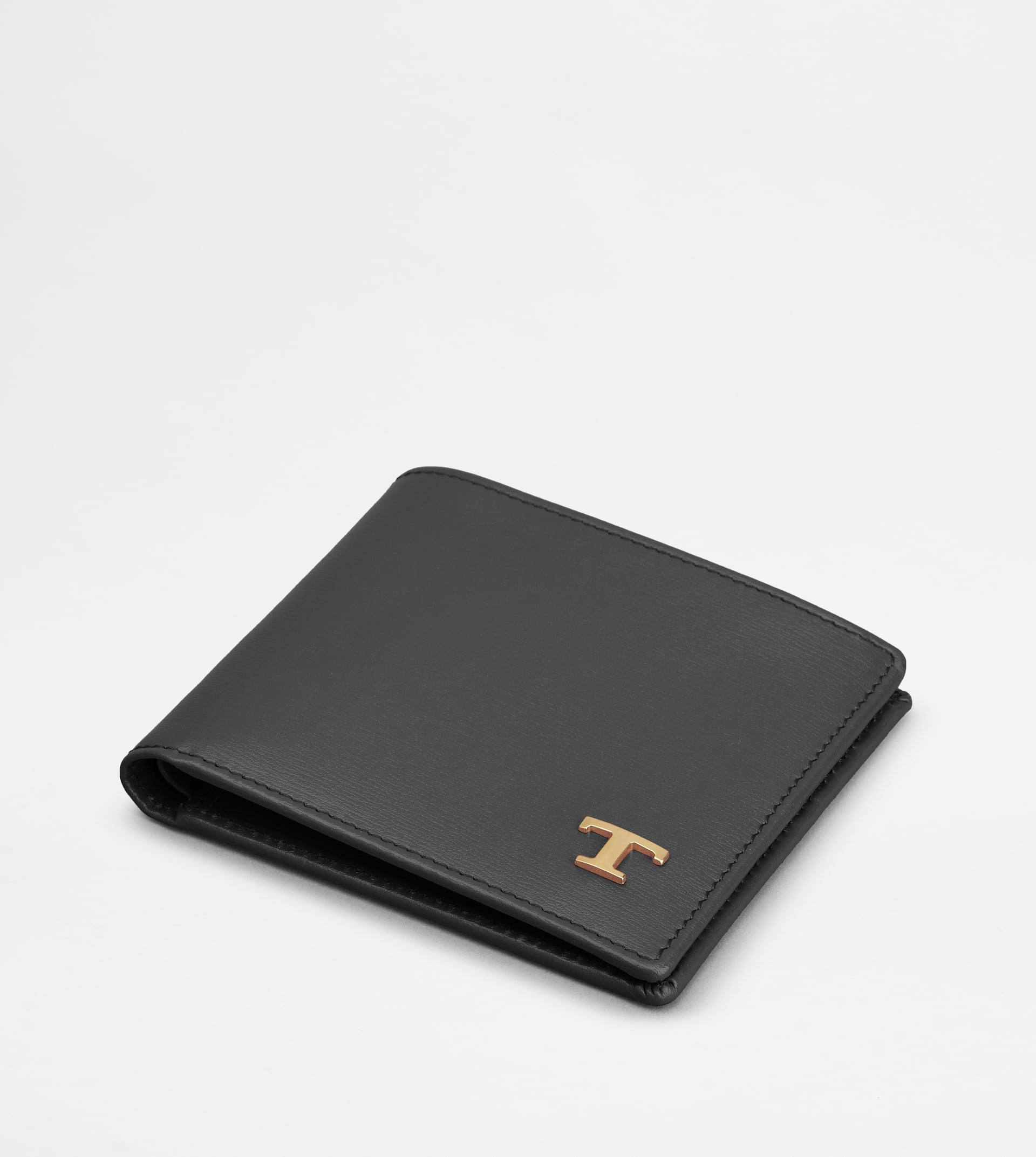 TOD'S WALLET IN LEATHER - BLACK - 4