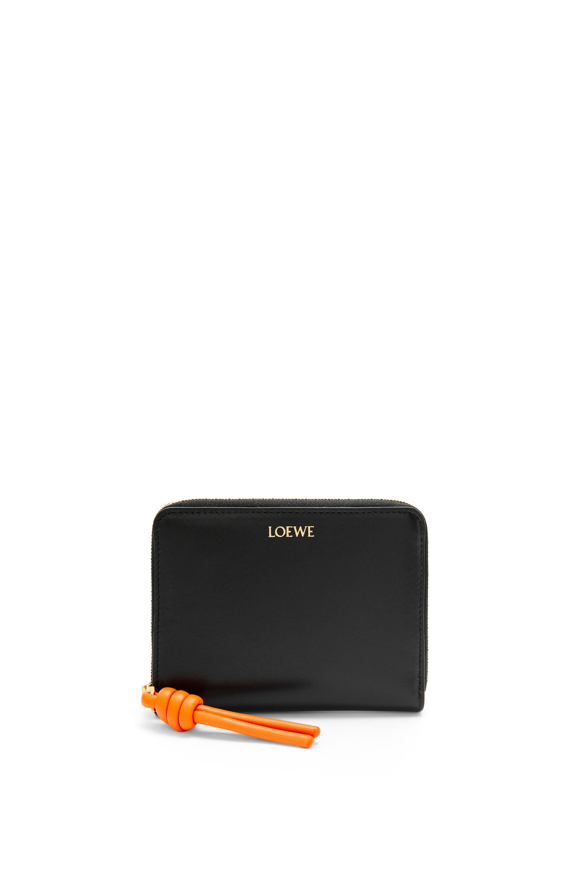 Loewe Leather Knot Zip-Around Wallet