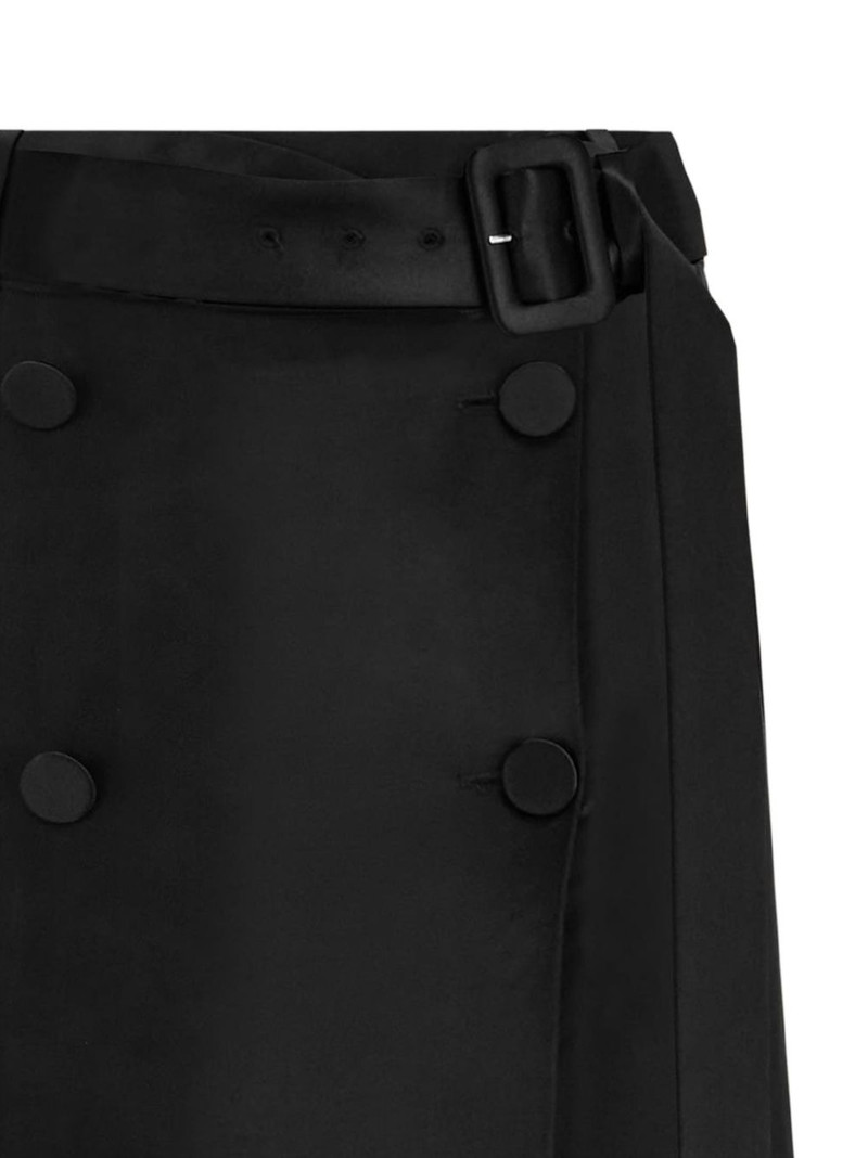 FERRAGAMO button belted midi skirt outlook