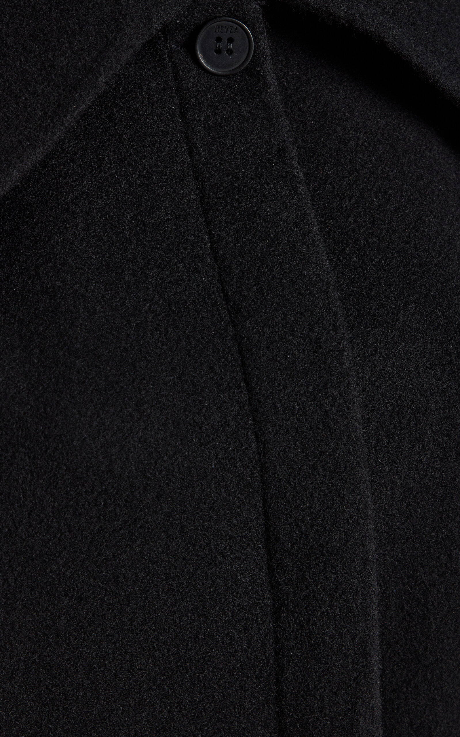 Kozhukh Cashmere-Wool Short Coat black - 5