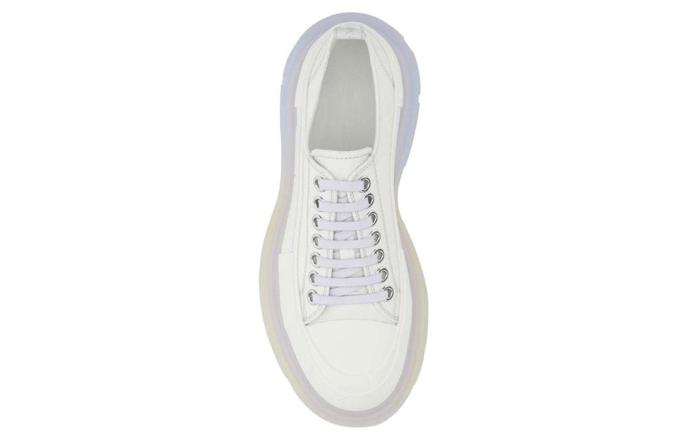 (WMNS) Alexander McQueen Tread Slick Low Lace Up Shoes 'White Multi' 697072W4TGN8892 - 3