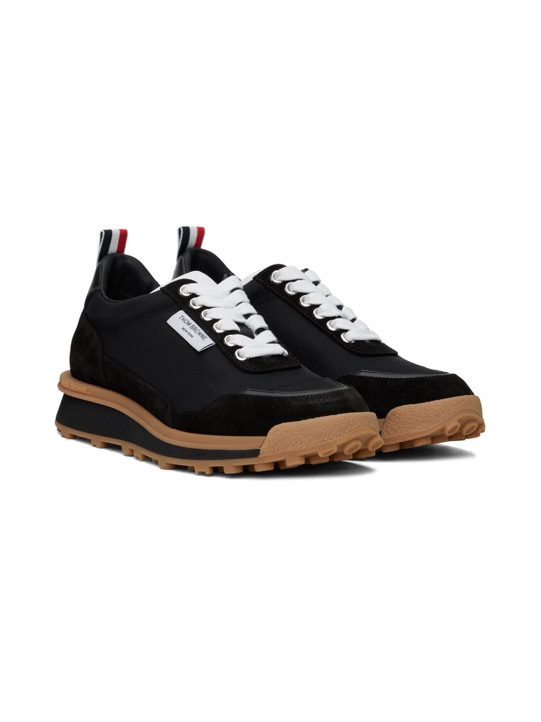 Black Tech Nylon Alumni Sneakers - 4