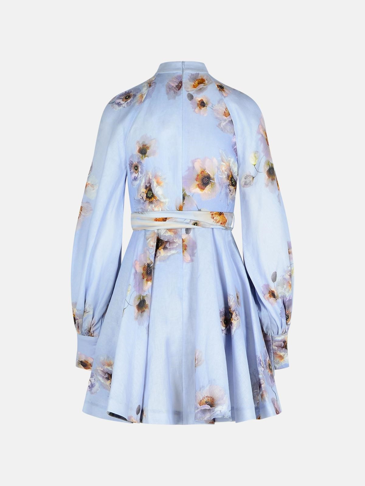 LILAC LINEN DRESS - 3