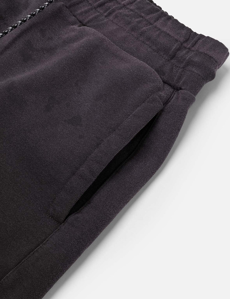 Seagull and Logo Embroidery Relax Fit Rock-Washed Sweatshorts 8