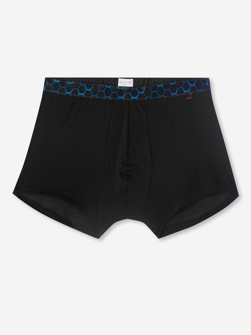 Men's Boxer Briefs Band 53 Pima Cotton Stretch Black 1