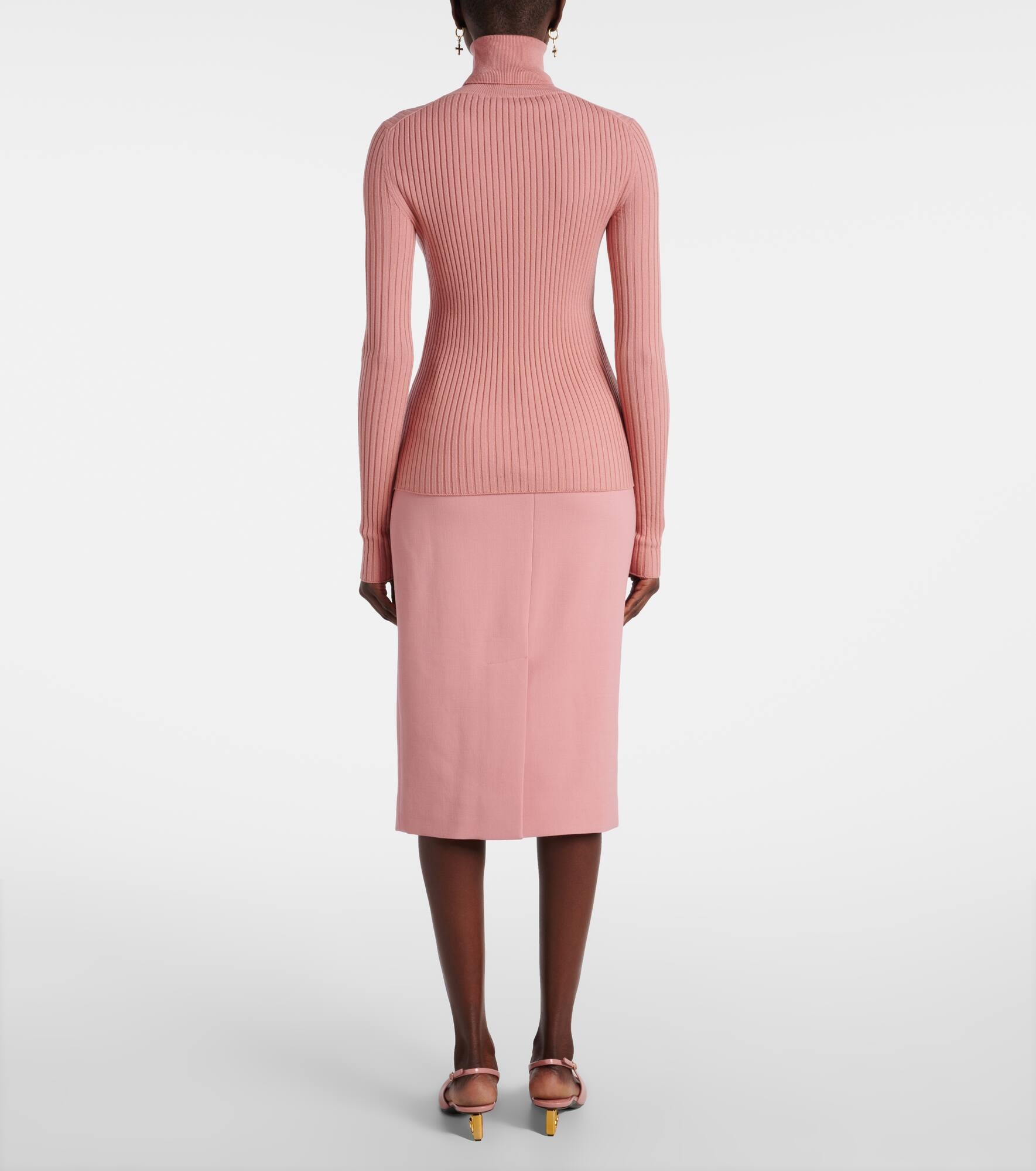 Ribbed-knit wool-blend sweater - 3