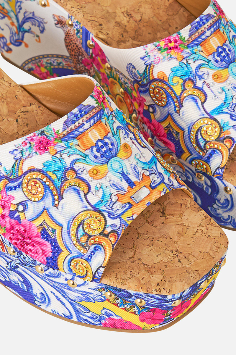 CAMILLA MIRAY WEDGE MULE outlook