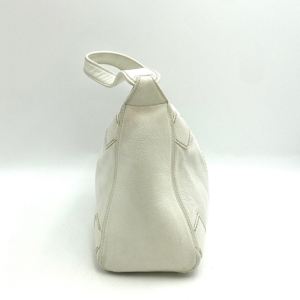 Chanel No.9 White Stitch CC Handbag - 4