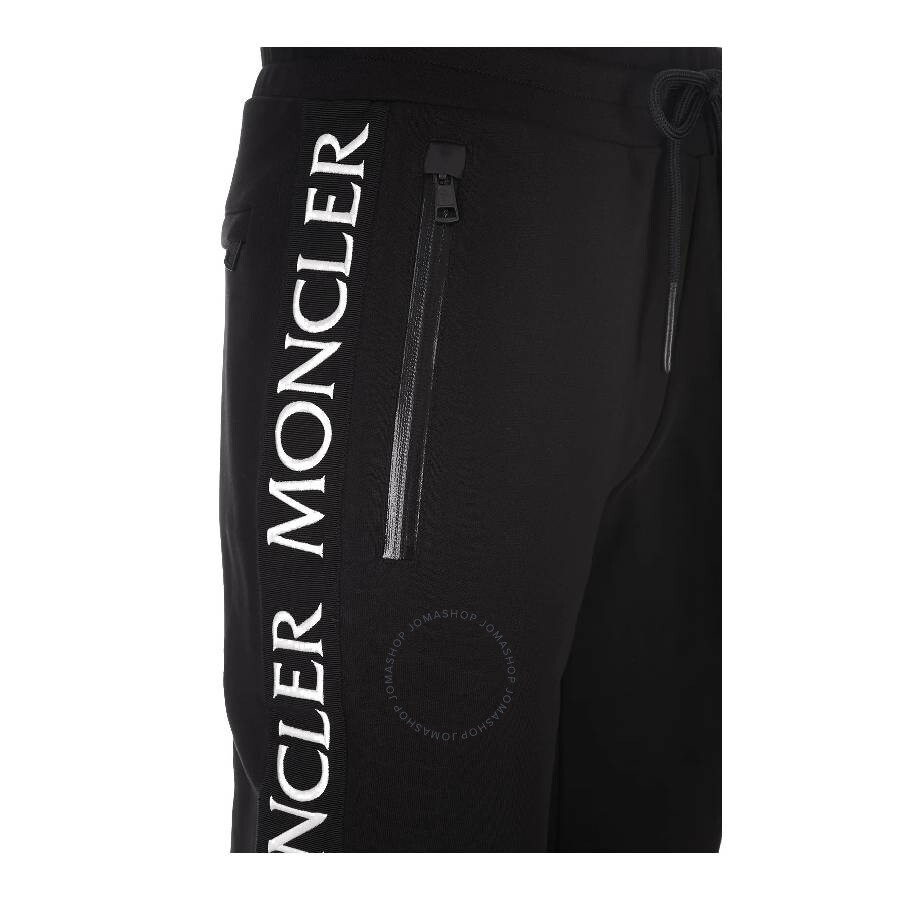 Moncler Drawstring Logo Embroidered Pants - 3