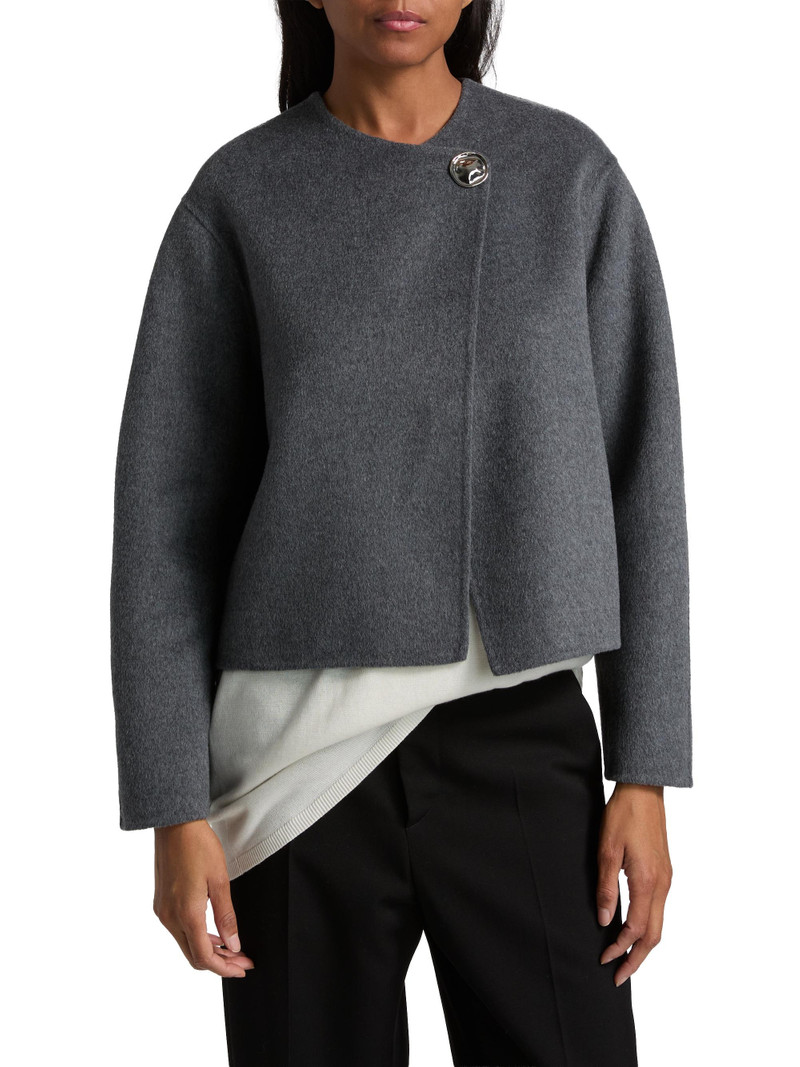 Women's Ronda Wool-Blend Jacket - Heather Charcoal 3