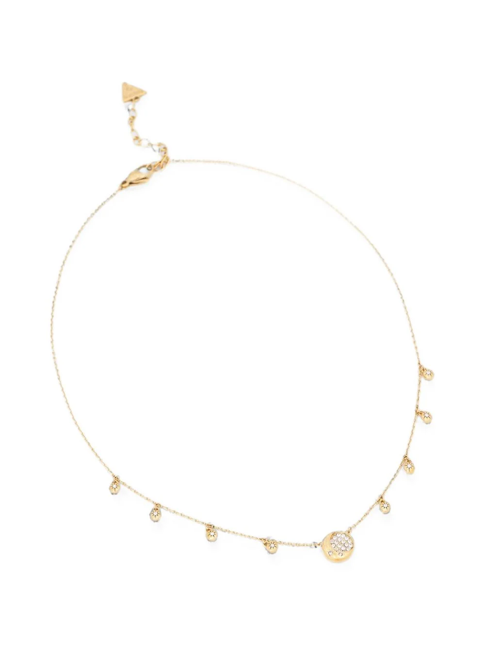 Aurora crystal-embellished charm necklace - 1