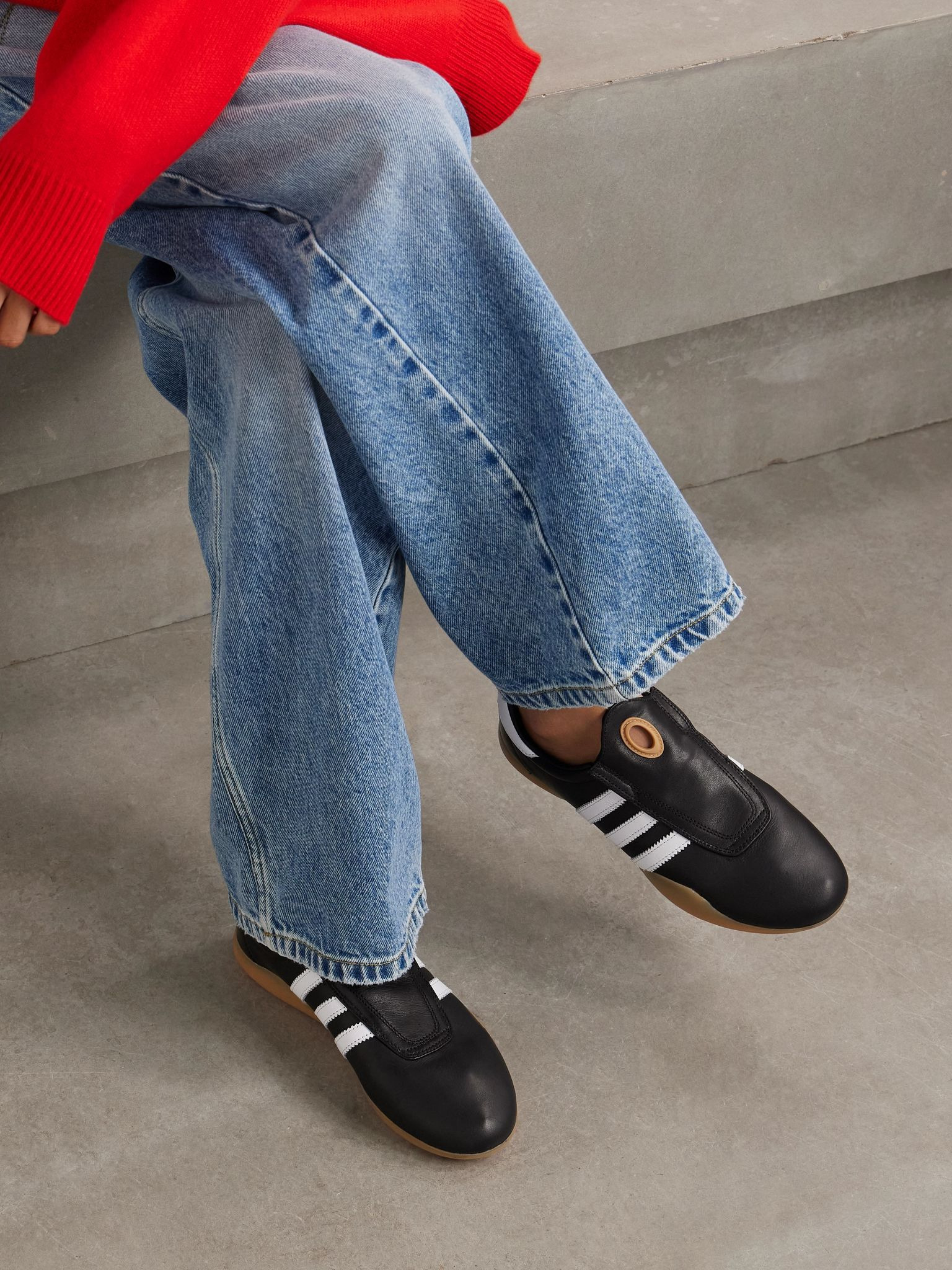 Taekwondo Mei leather sneakers Black - 2