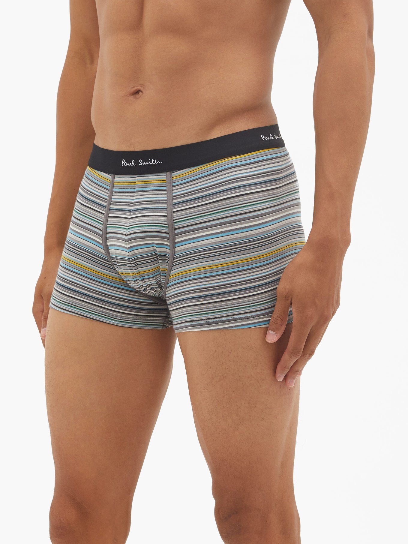 Pack of three striped stretch-cotton boxer briefs - 2