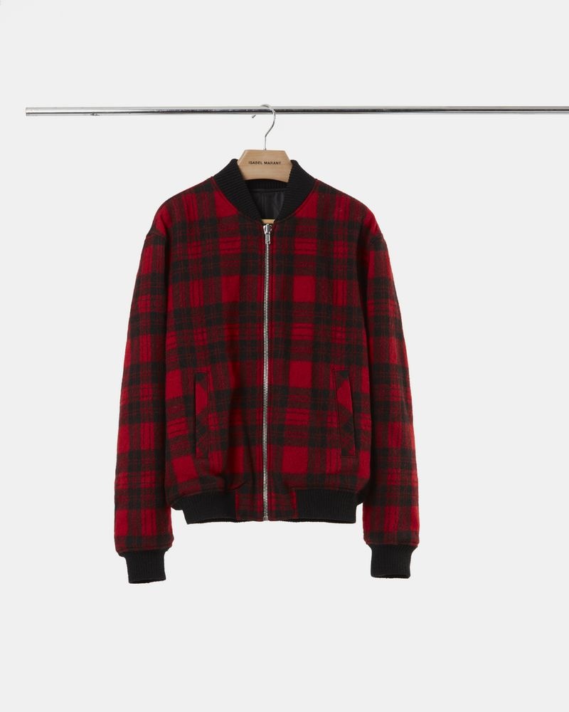 GUSS plaid baseball jacket - 1