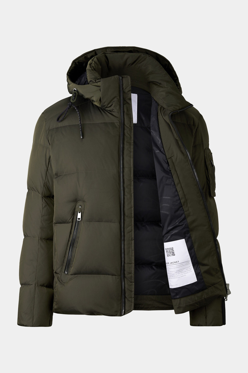 Jamy Down jacket in Olive green 9