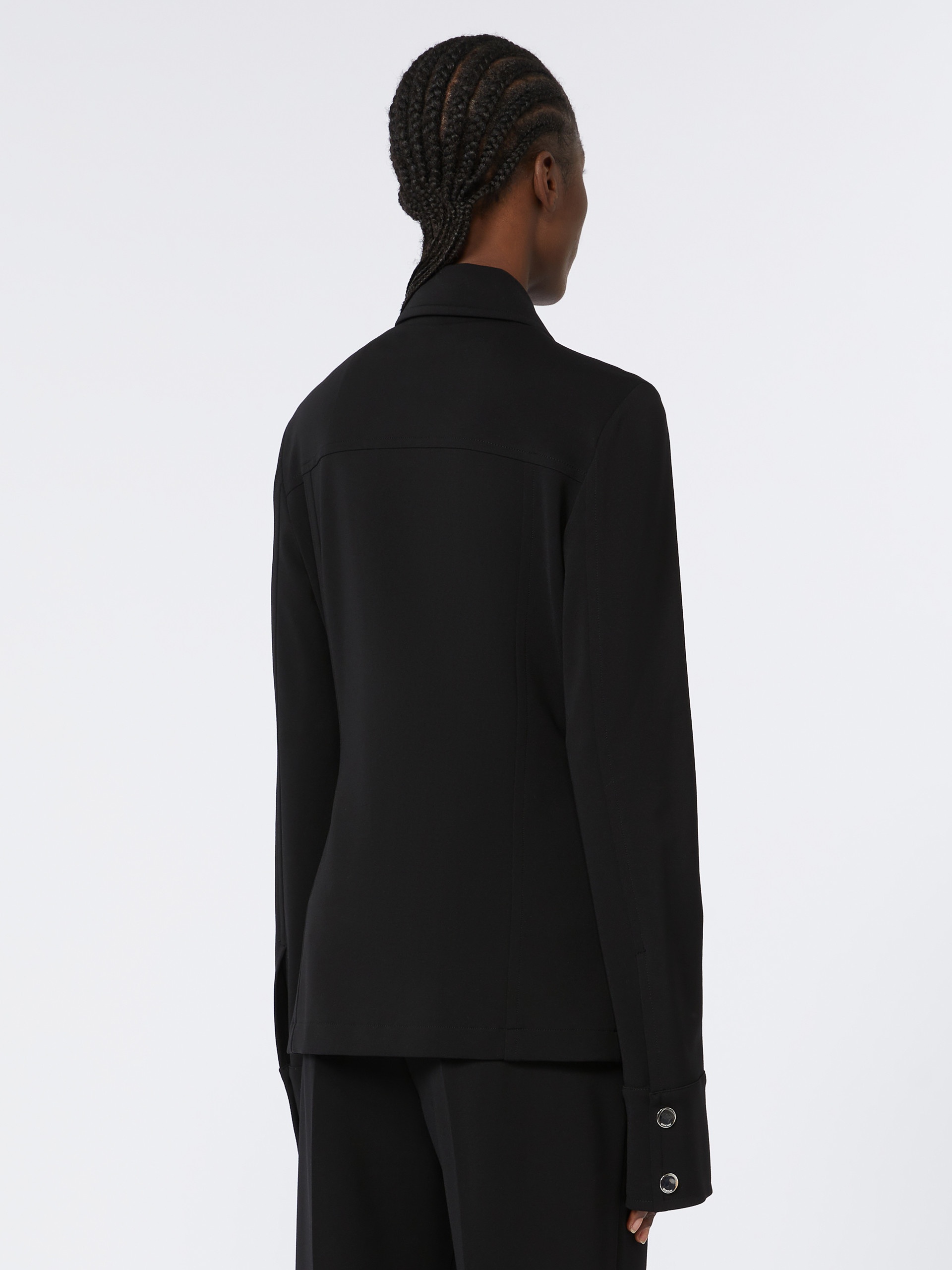 WELLS Jacket in crepe fabric stitch - 4