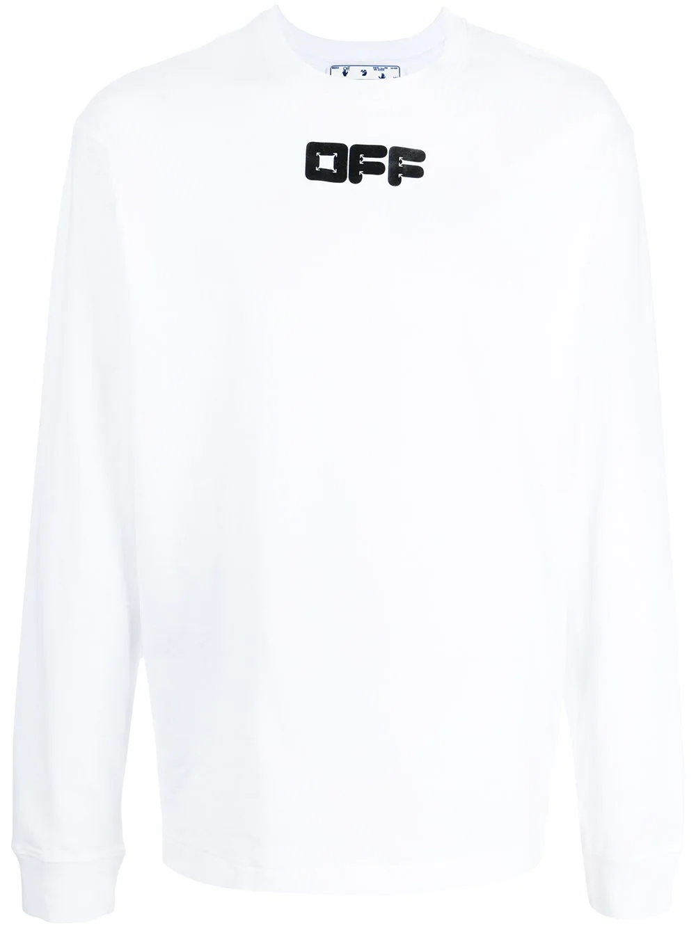 logo-print long-sleeve top - 1