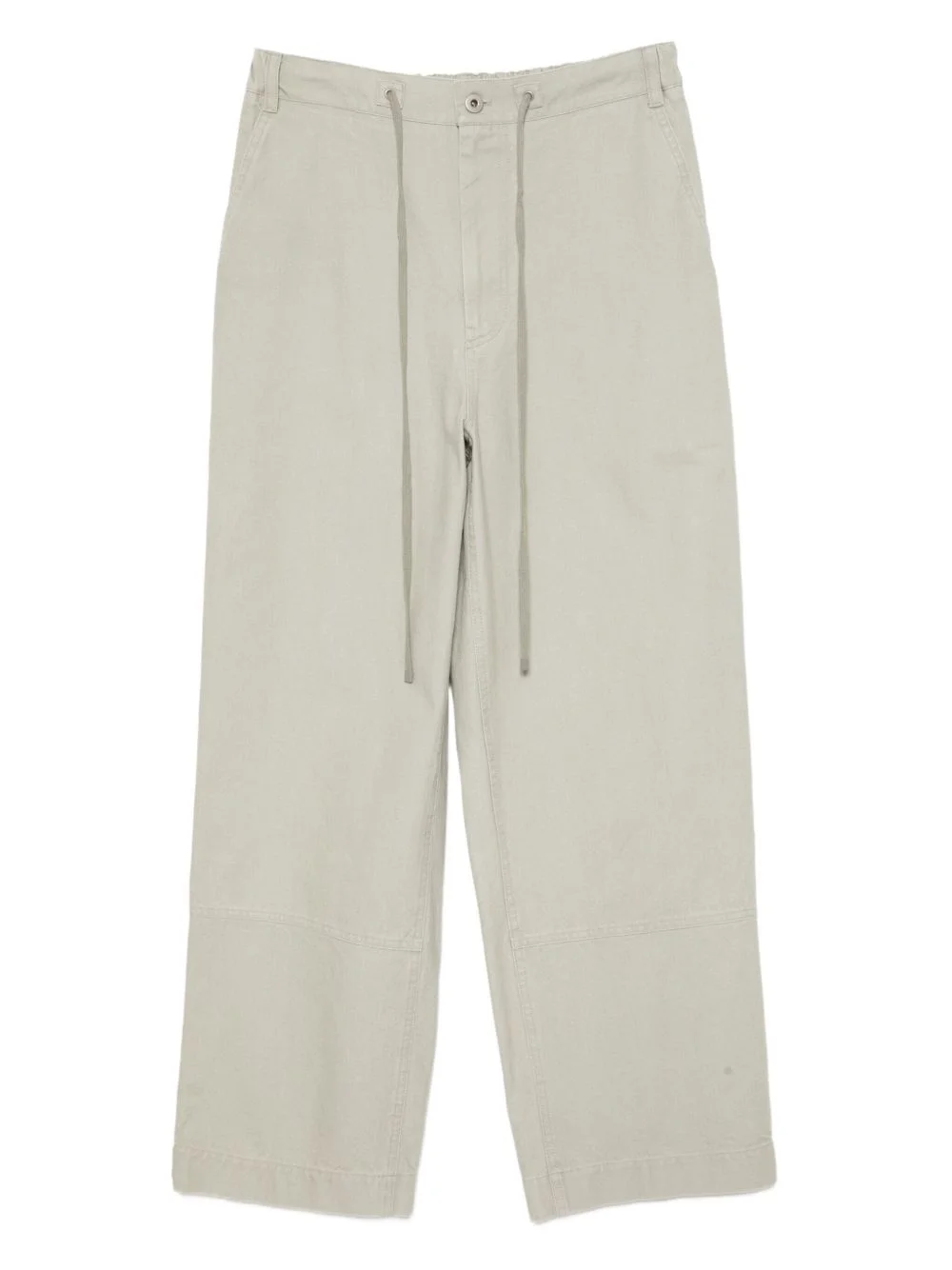 washed cotton pants - 1