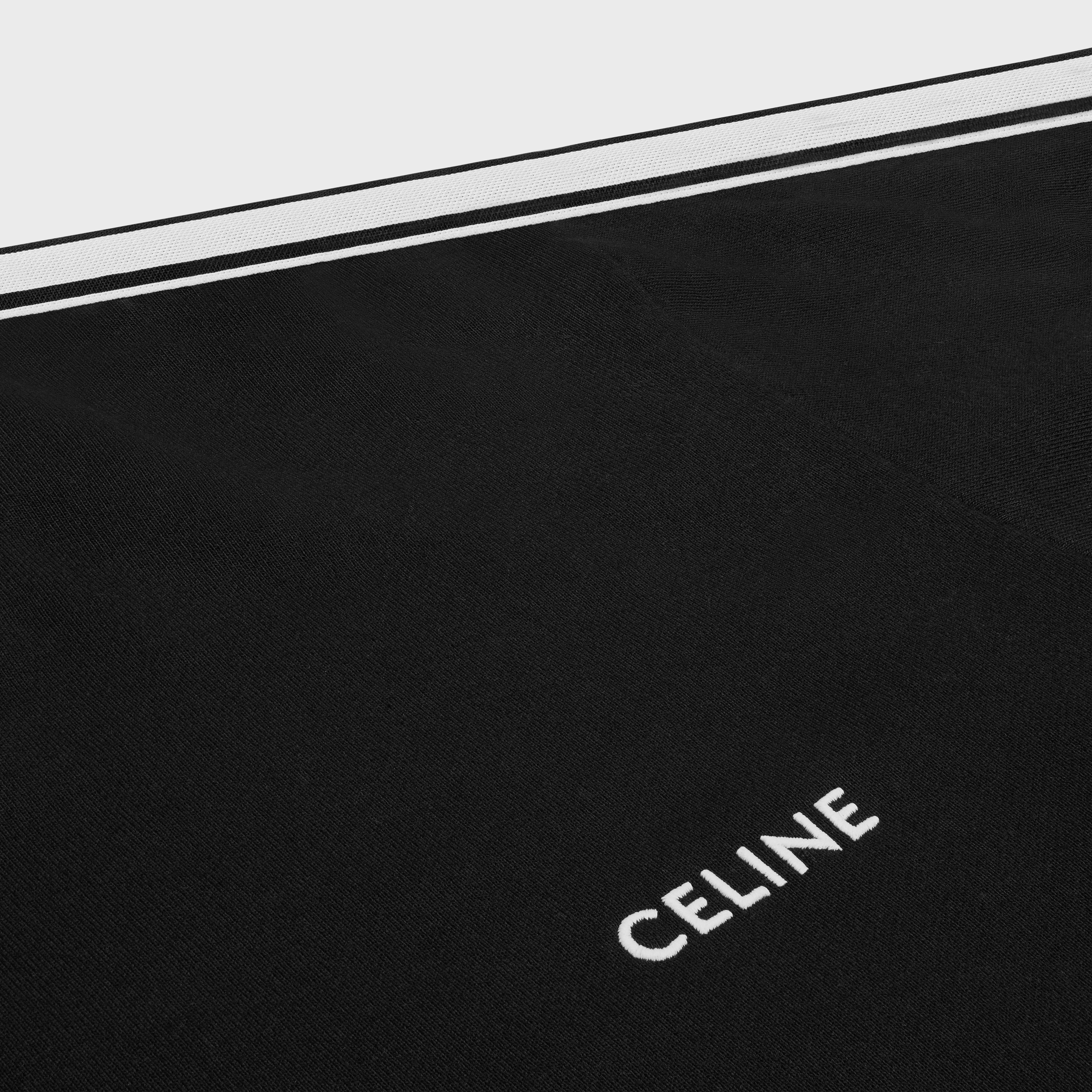 celine loose sweatshirt in cotton fleece - 4