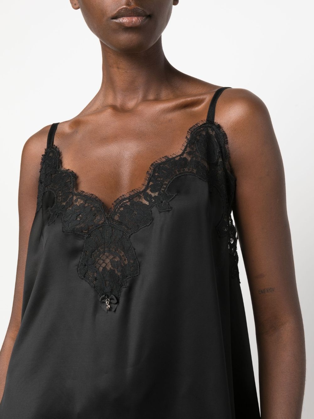 chantilly-lace asymmetric top - 5