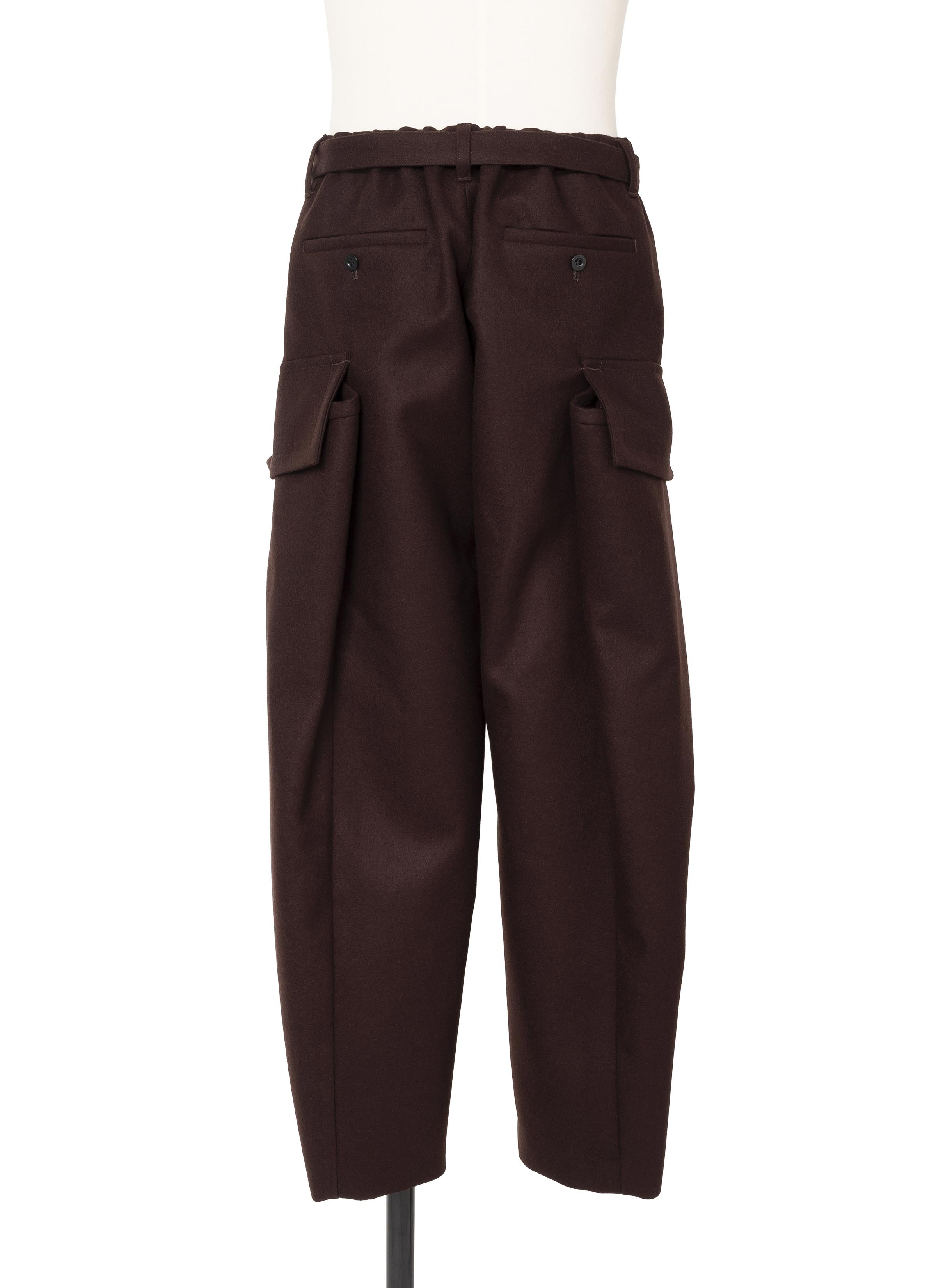 Wool Melton Pants - 5