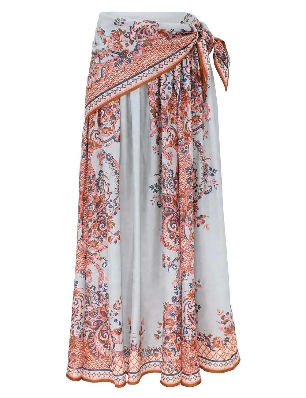 ASTER SCARF MIDI SKIRT - 1