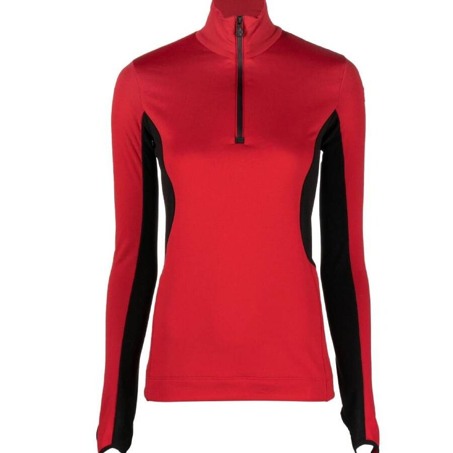 Moncler Long Sleeves Logo Patch High Neck Shirt - 5