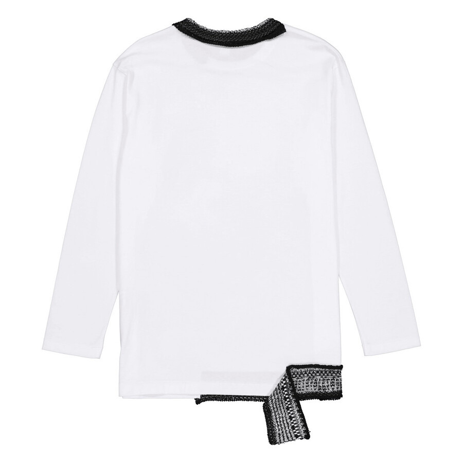 Y'S Knit Attached Long Sleeve Shirt, Brand Size 2 (Small) - 6