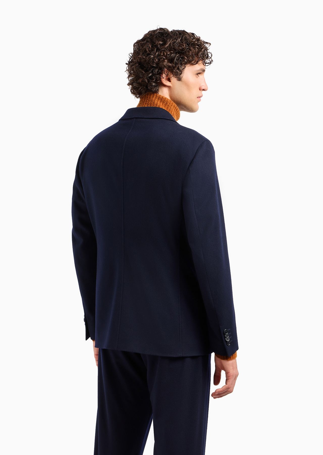 Giorgio Armani Vicuña double-breasted jacket in pure lightweight vicuña cloth - 5